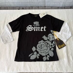 Smet Guitars and Roses Long Sleeve Rocker Shirt